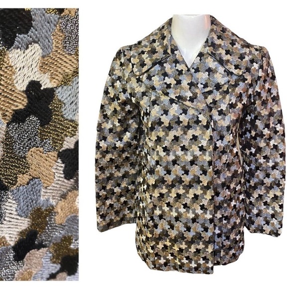 Ordinary People Puzzle Piece Jacket Made in Italy Size 38 - Picture 1 of 12